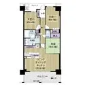 ビッグカーサ堺しらさぎ駅前ｃａｓａＡ 間取図
