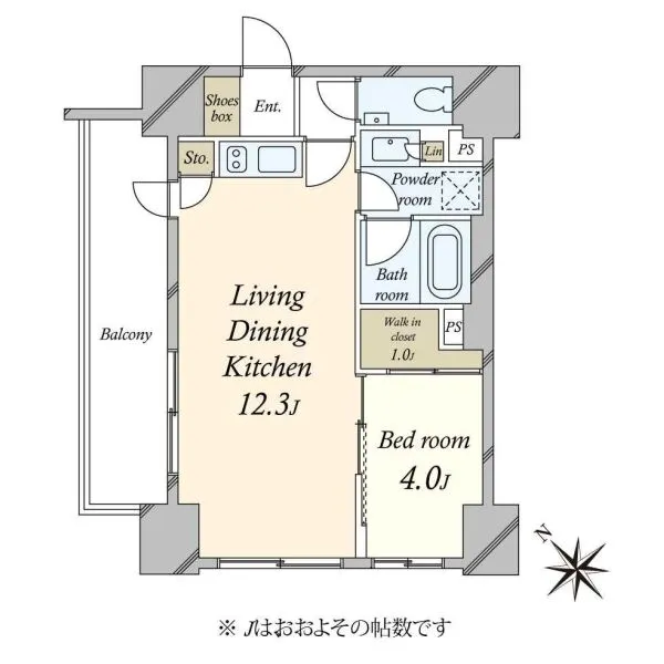 ピアース赤坂 間取図