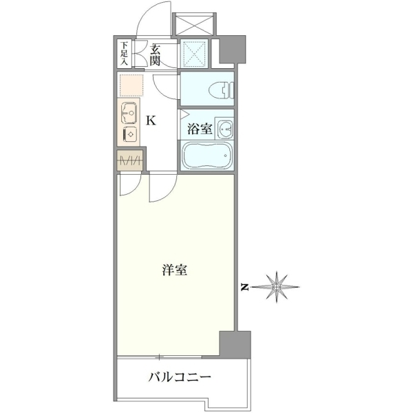 菱和パレス品川島津山 間取図