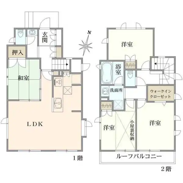 国分寺市内藤２丁目 間取図