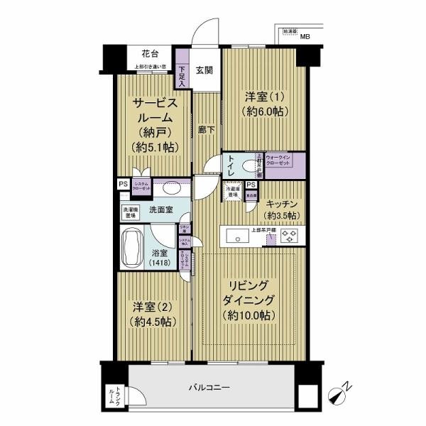 エクセレントシティ押上 間取図