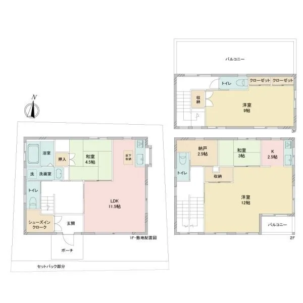 杉並区高円寺北２丁目 間取図