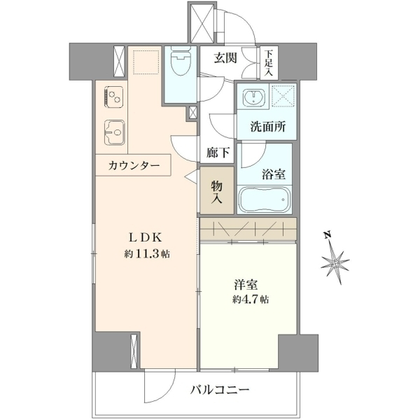 ラ・ヴェーヌ 間取図
