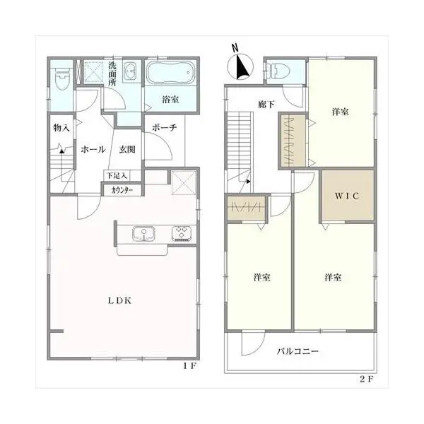 八王子市台町３丁目 間取図