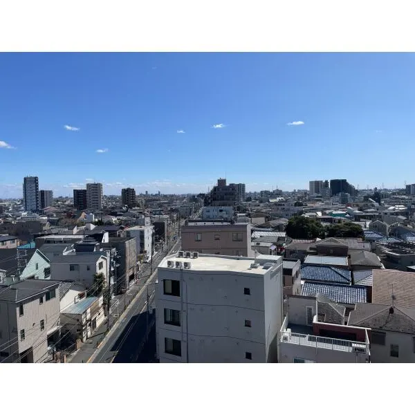 セザール南小岩 南側バルコニーからの眺望