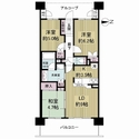 ライオンズマンション鴻池新田 間取図