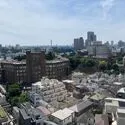 パーク・ノヴァ白金ヒルトップレジデンス サンルーム北側から北西方向の眺望