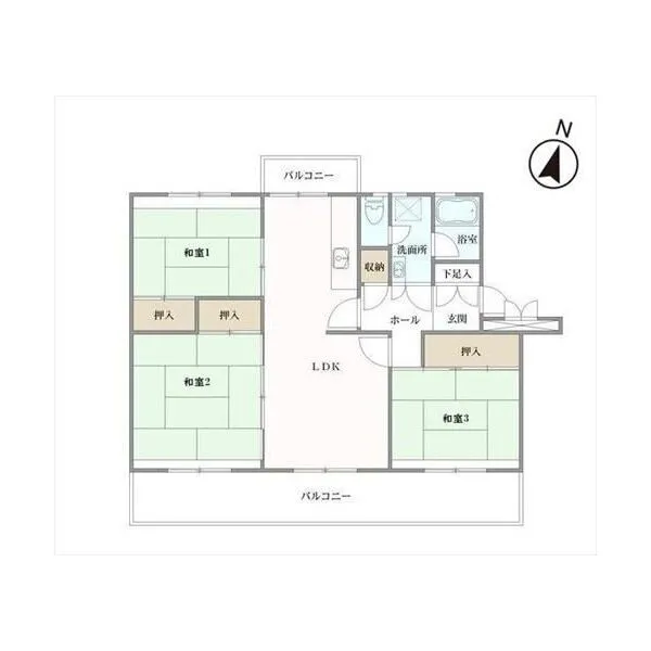 港南台ひばり 間取図