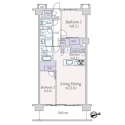 ブランズシティ調布 間取図