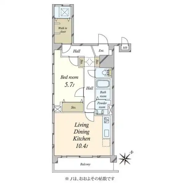 田園調布愛知マンション 間取図