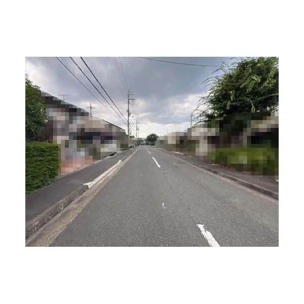 京都市左京区高野上竹屋町 前面道路（南東から北西を撮影）
