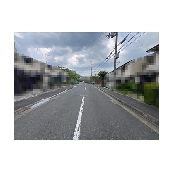 京都市左京区高野上竹屋町 前面道路（北西から南東を撮影）
