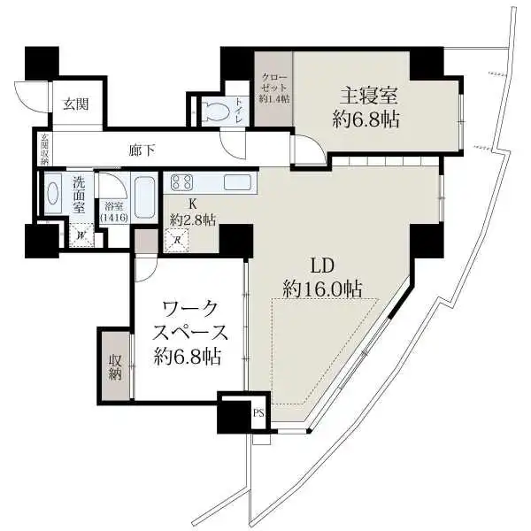 スカイシティ豊洲 間取図