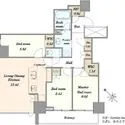 MID TOWER GRAND　ミッドタワーグランド 間取図
