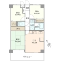 ライオンズマンション聖蹟桜ヶ丘第６ 間取図