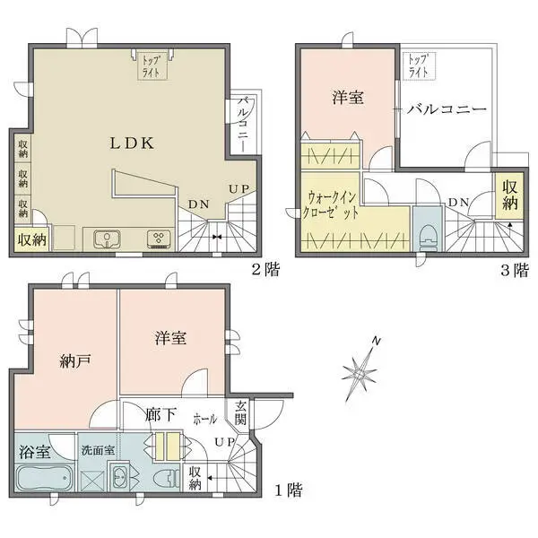 品川区大崎３丁目 間取図