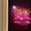 ネベル赤羽 眺望：室内から北区花火大会を望めます（天候によります）(撮影年月：2026年09月)
