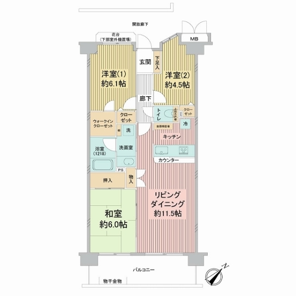 サンヴェール相模原 間取図