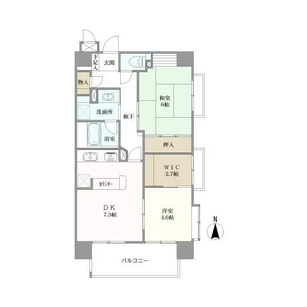 ナビウス高円寺南 間取図