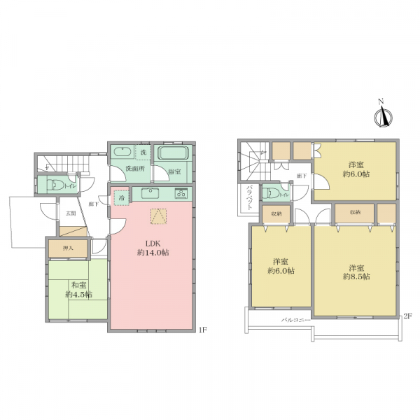 世田谷区祖師谷６丁目 間取図