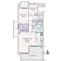 ライオンズスクエア用賀 間取図