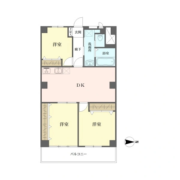 グリーンハイツ大塚 間取図