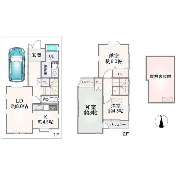 八尾市高安町南４丁目 間取図