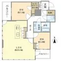 クレストプライムタワー芝 間取図(平面図)