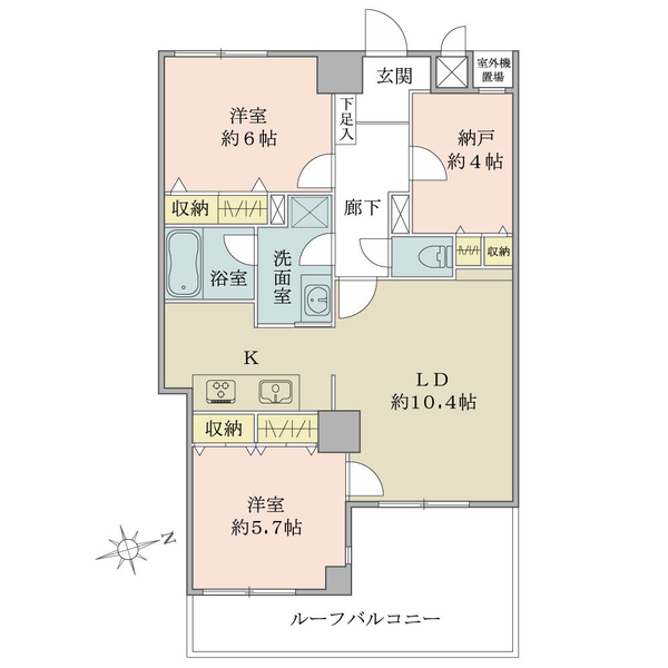 ライオンズプラザ聖蹟桜ヶ丘 間取図