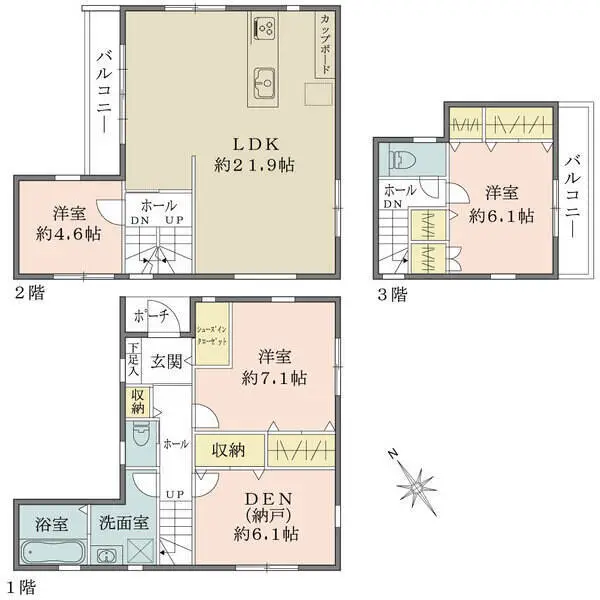 品川区大井６丁目 間取図