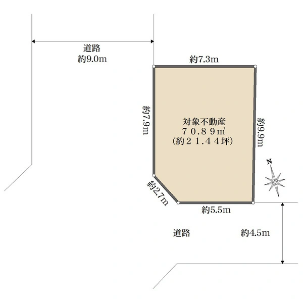 名古屋市熱田区四番２丁目 間取図