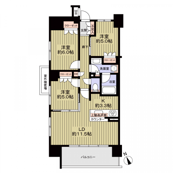 アデニウム浅草桜橋 間取図