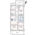 ライオンズステーションプラザ新小岩 間取図