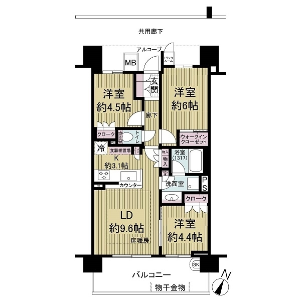 摩耶シティＳＴＡＴＩＯＮ　ＢＬＯＯＭ 間取図