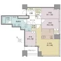 シティタワー麻布十番 間取図