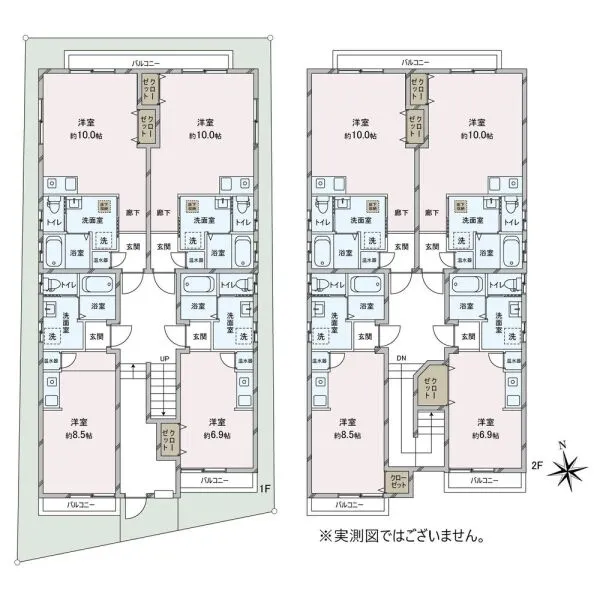 レット・イット・ビー杭瀬 間取図