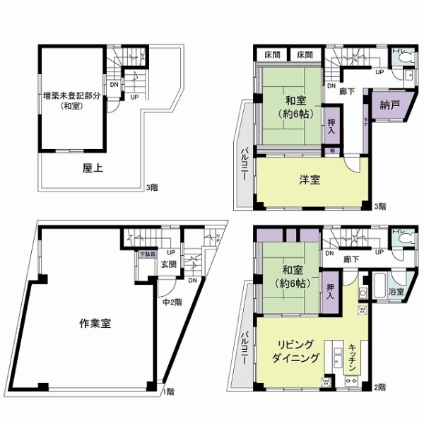 墨田区業平５丁目 間取図