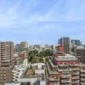 三番町パークテラス桜苑 バルコニー(LDK部分)からの眺望。