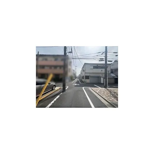 大田区東六郷1丁目 北東側前面道路(2026年10月撮影)