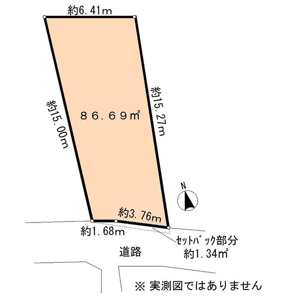 中野区南台５丁目 区画図