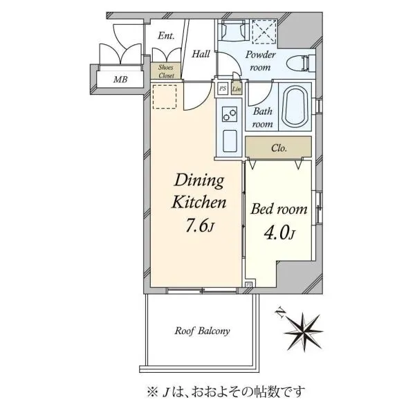 レジデンシャルスター武蔵小山 間取図