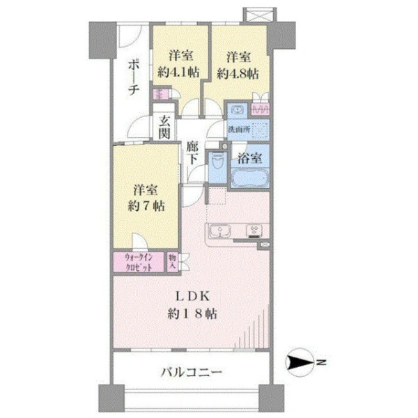 ヨコハマオールパークス　第四街区 間取図