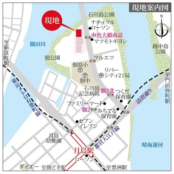スカイライトタワー 地図
