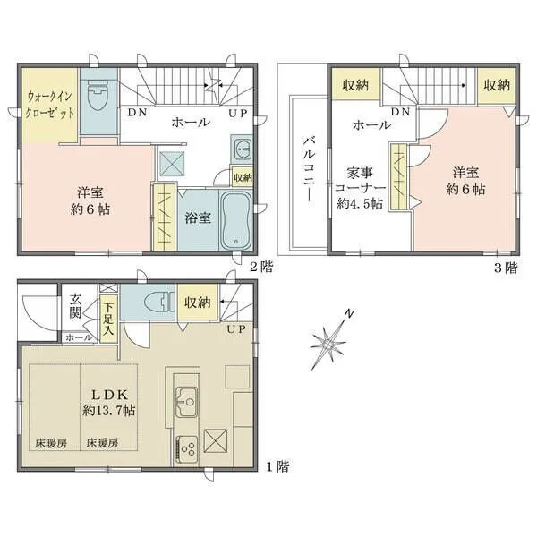 中央区日本橋小伝馬町 間取図