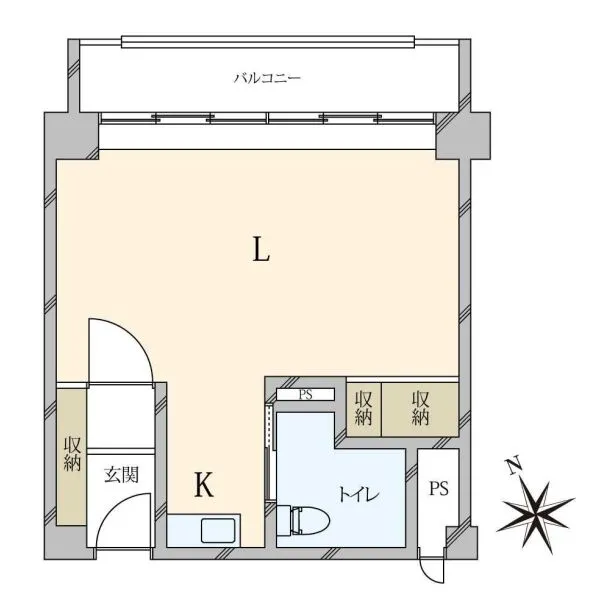 神宮前コーポラス 間取図
