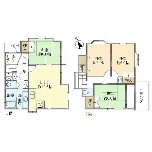 さいたま市桜区栄和１丁目 間取図