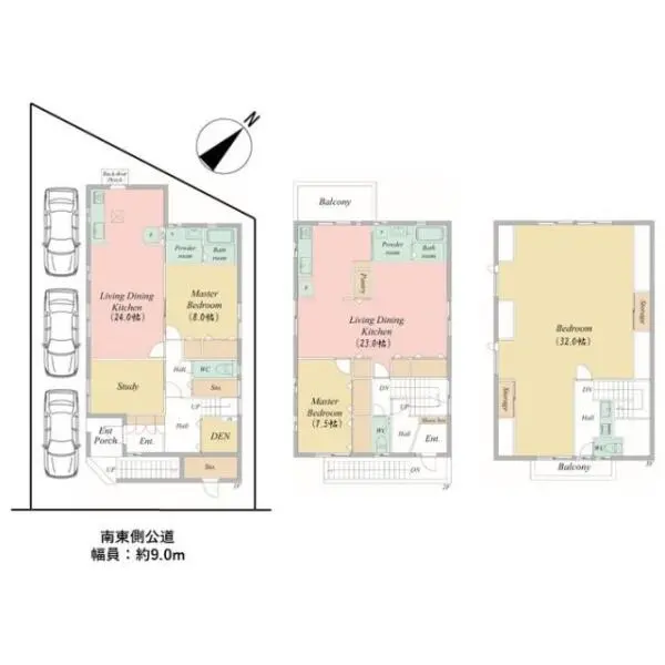 名古屋市名東区牧の原３丁目 間取図