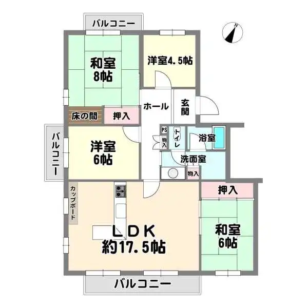 千里緑丘住宅 間取図