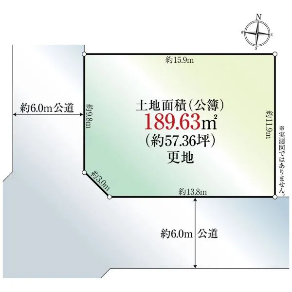 町田市成瀬台４丁目 区画図