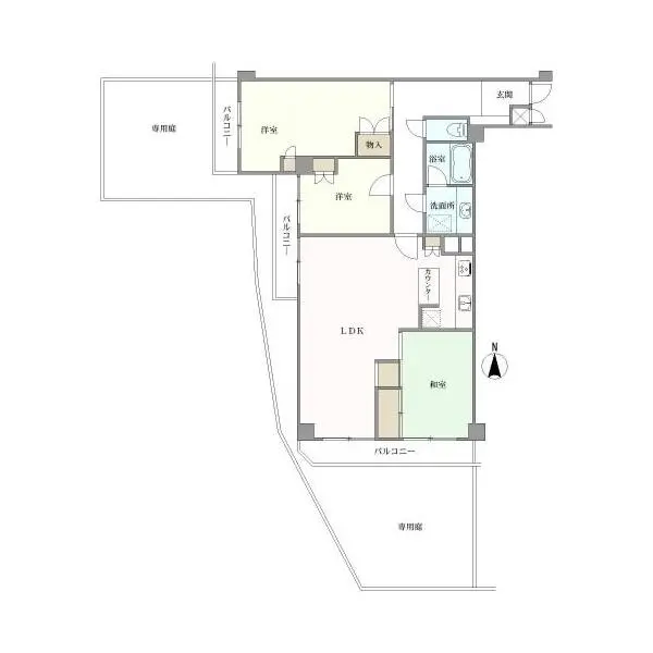 秀和小日向レジデンス 間取図